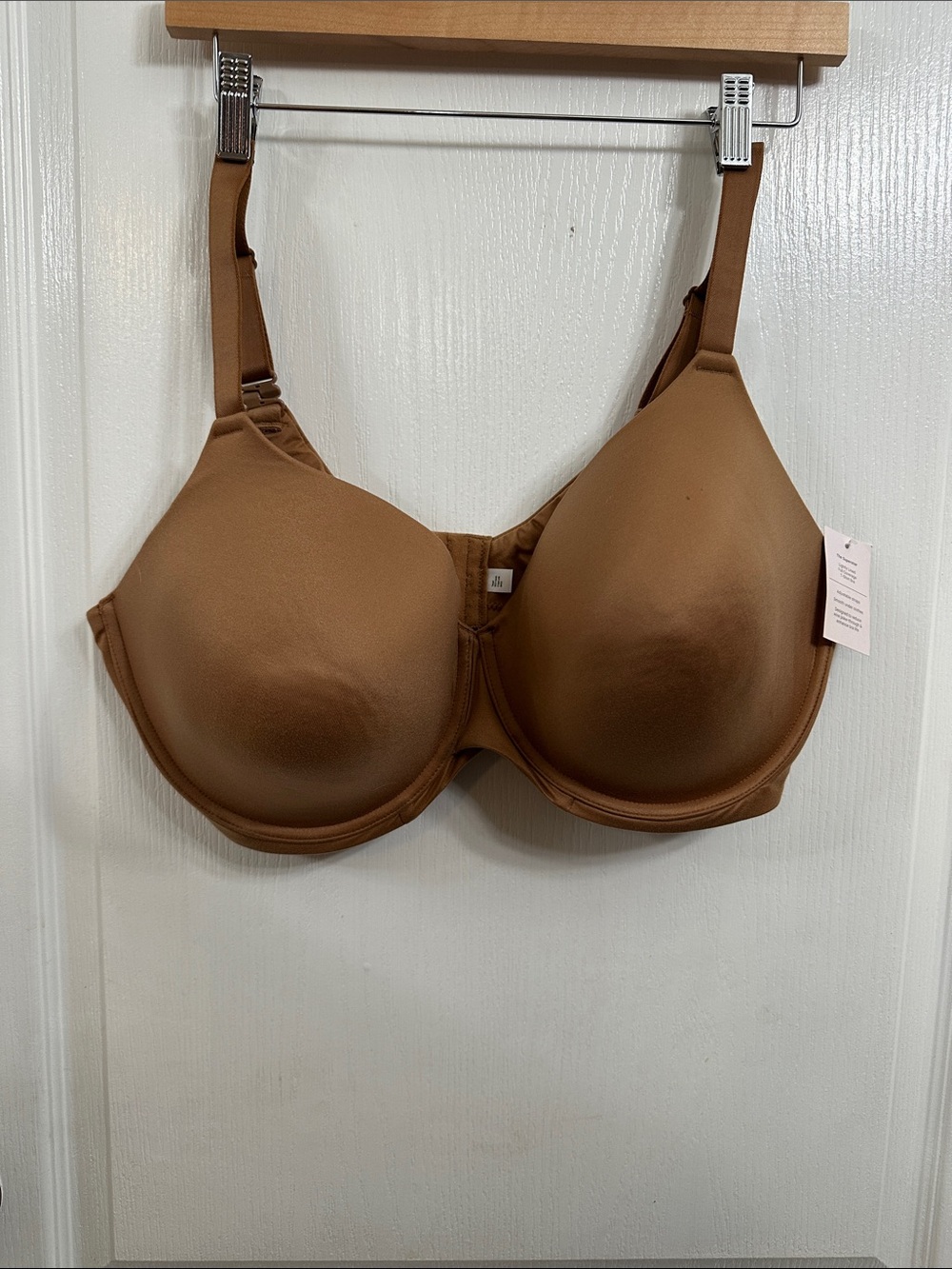 Auden Smooth Molded Underwire Bra in Brown
